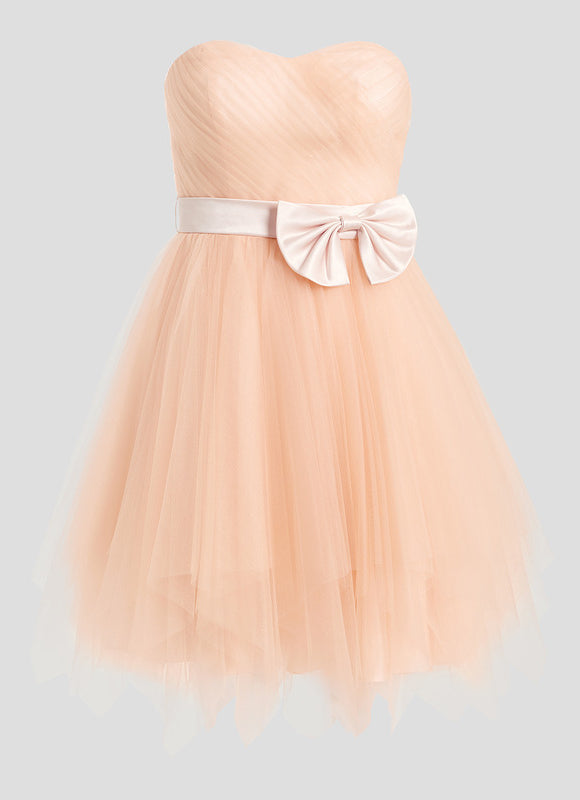 Robe Chic Tulle Pêche - gallery 6