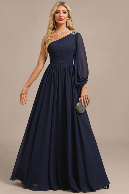 Robe Chic Asymétrique Fluide - gallery 2