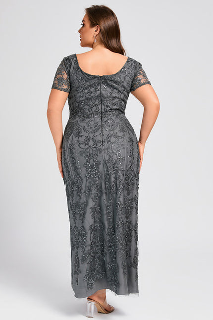 Robe Chic Glamour Dentelle Émeraude - gallery 7