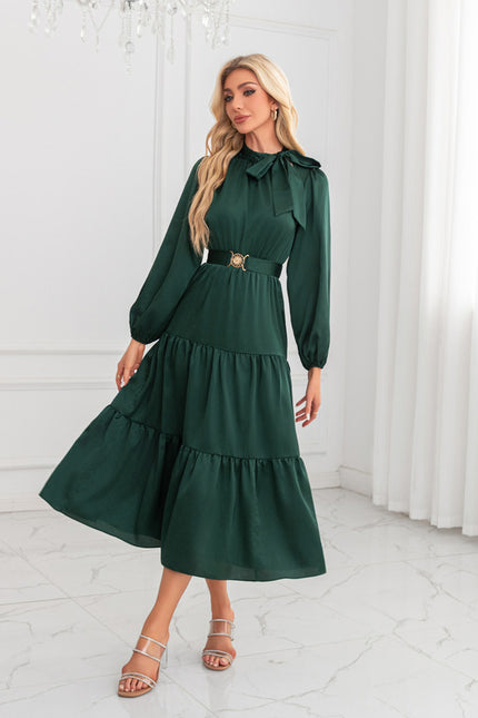 Robe Chic Midi Émeraude - gallery 6