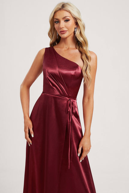 Robe Chic Rouge Satiné Chic - gallery 3