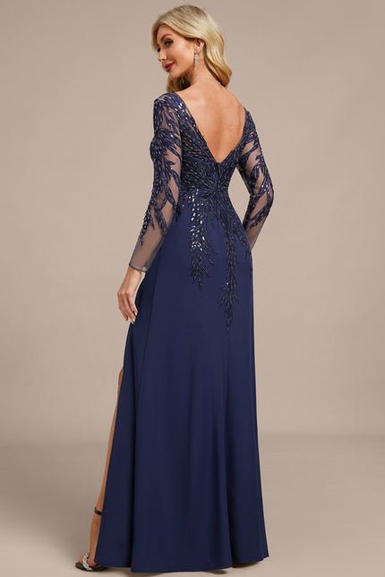 Robe Longue Droite Fluide Chic - gallery 6