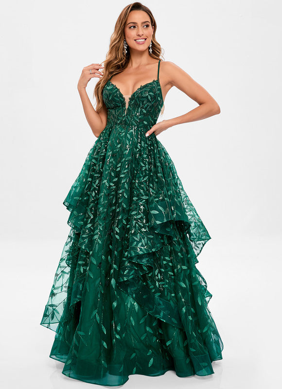 Robe Chic Émeraude Opulente - gallery 3