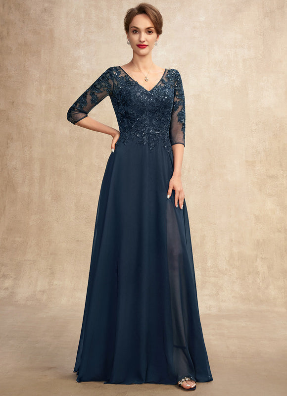 Robe Chic Longue Bleu Cobalt