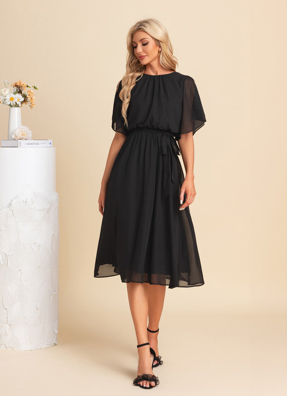 Robe Chic Noire Aérée - gallery 5