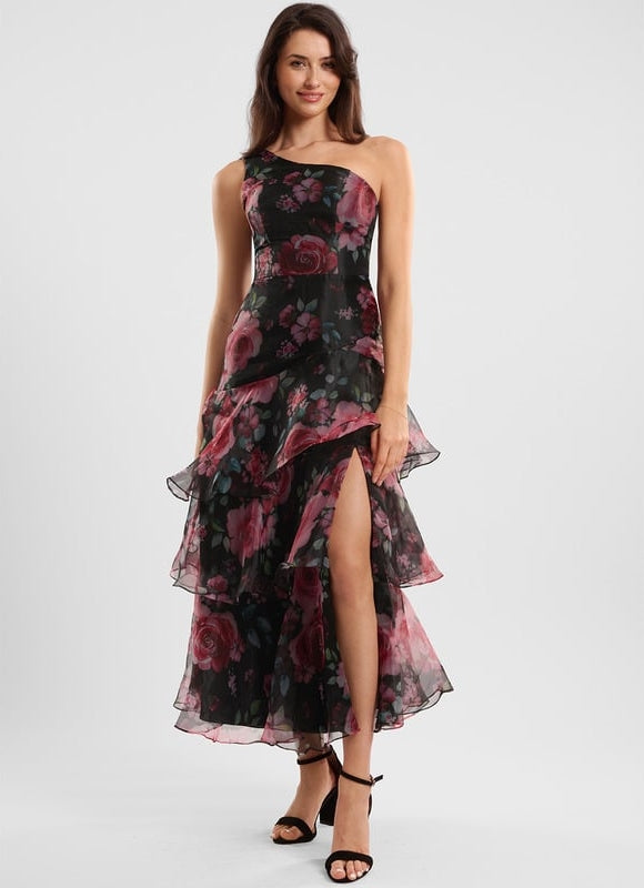 Robe Chic Floralité Nocturne