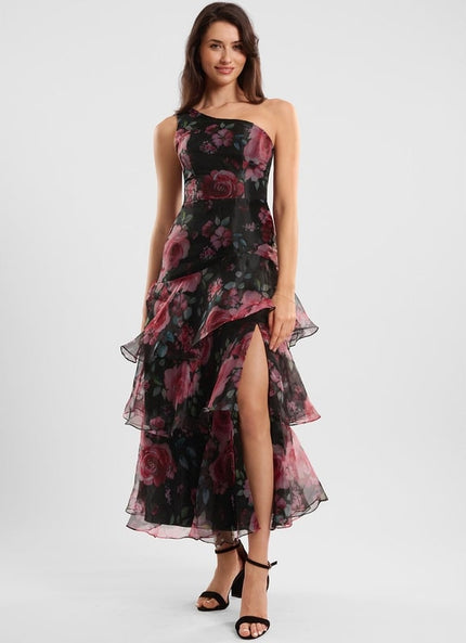 Robe Chic Floralité Nocturne