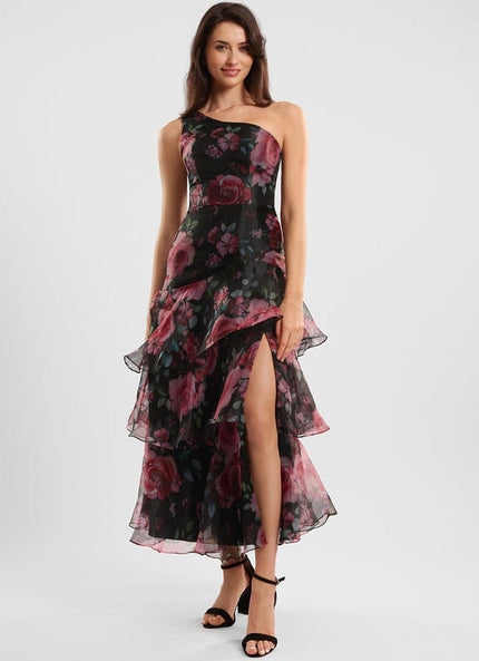 Robe Chic Floralité Nocturne