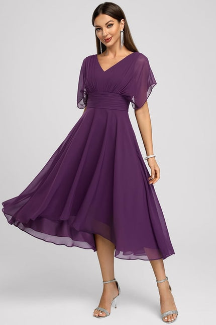 Robe Chic Asymétrique Vaporeuse - gallery 3