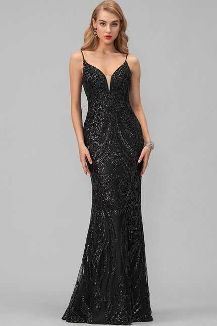 Robe Chic De Soirée Scintillante - gallery 5