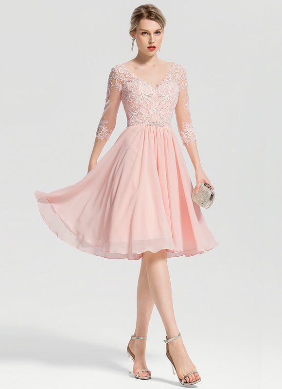 Robe Chic Rose Enchantée - gallery 1