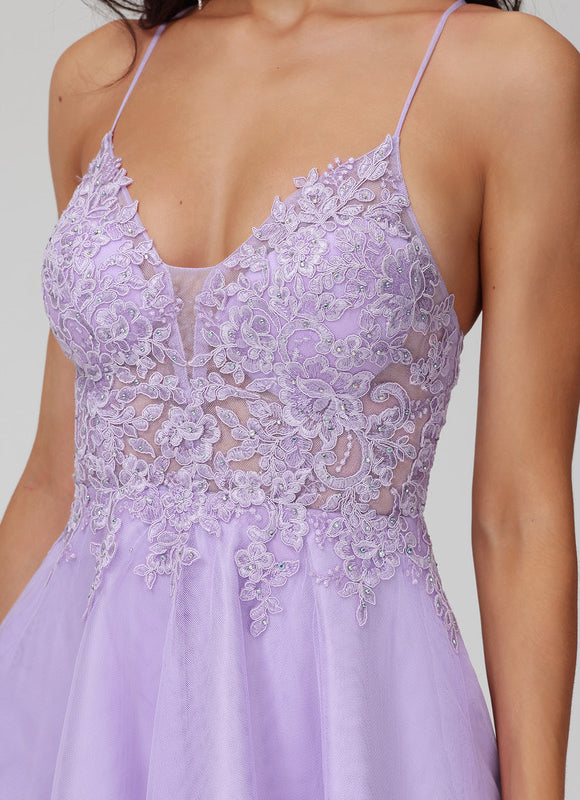 Robe Chic Lilas Aérée - gallery 4