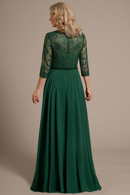Robe Chic Élégance Verte - gallery 5