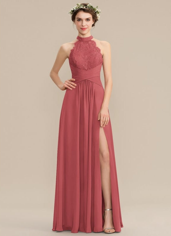 Robe Chic Gris Perle Dentelle Élégante - gallery 4