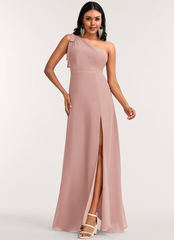 Robe Chic Asymétrique Rose