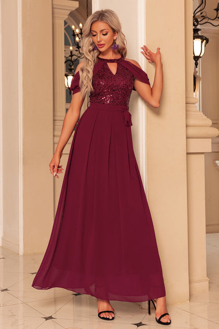 Robe Chic Éclat Grenat - gallery 2