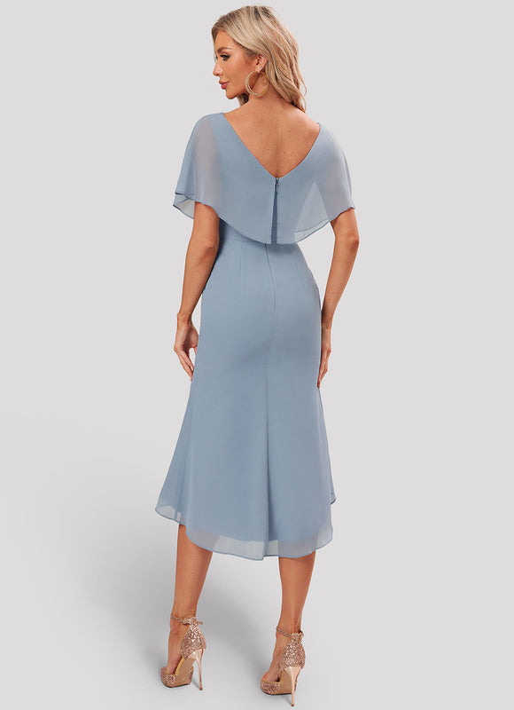 Robe Chic Mousseline Volants - gallery 5