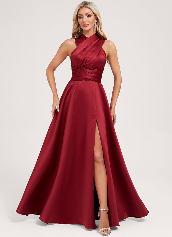 Robe Chic Longue Décolleté Croisé - gallery 8
