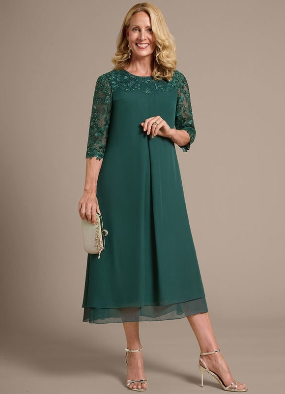 Robe Chic Chic Émeraude