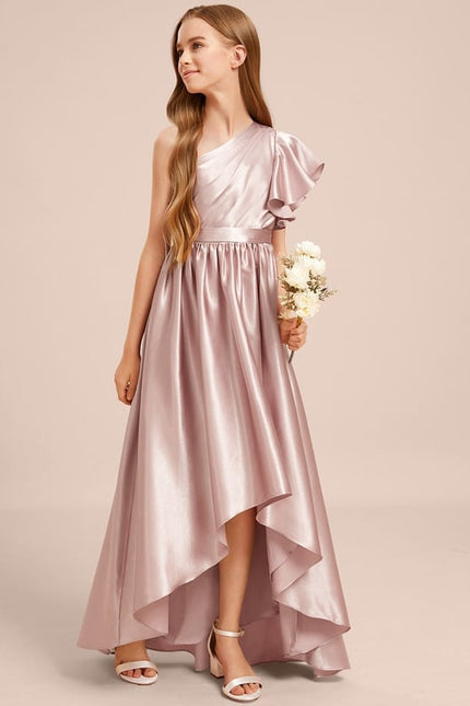 Robe Chic Satin Rose Clair - gallery 4