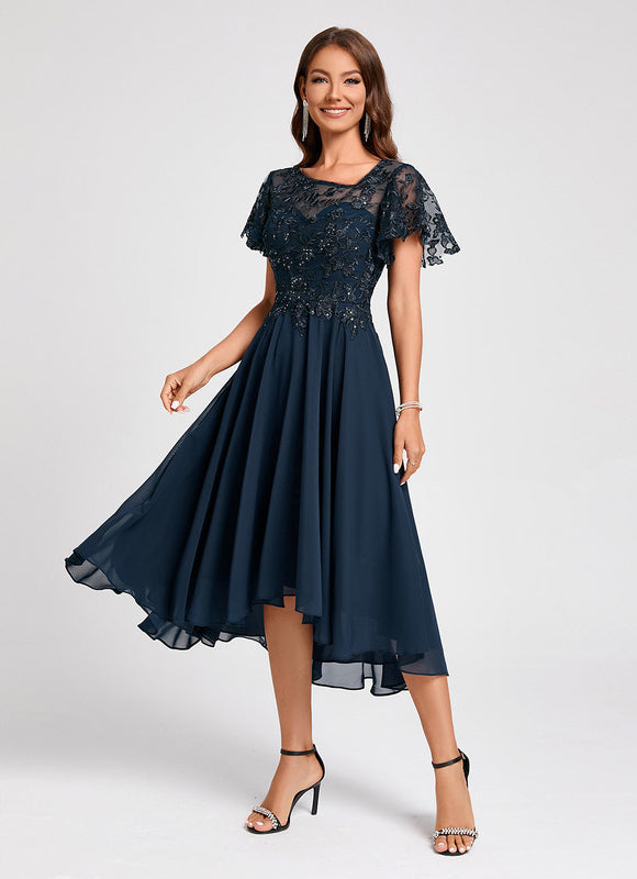 Robe Chic Cocktail Étoilée - gallery 4