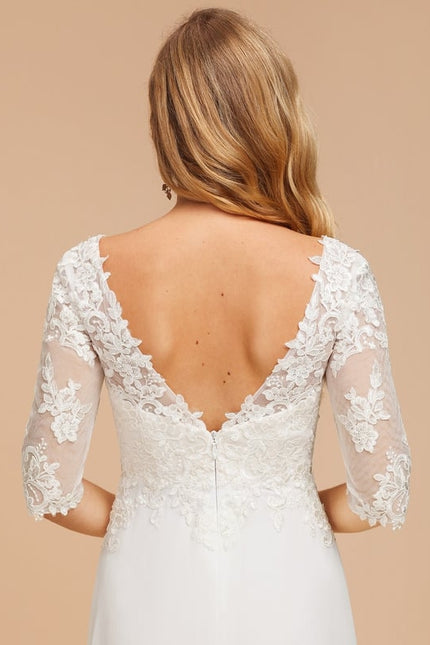 Robe Blanche Plage Chic - gallery 4