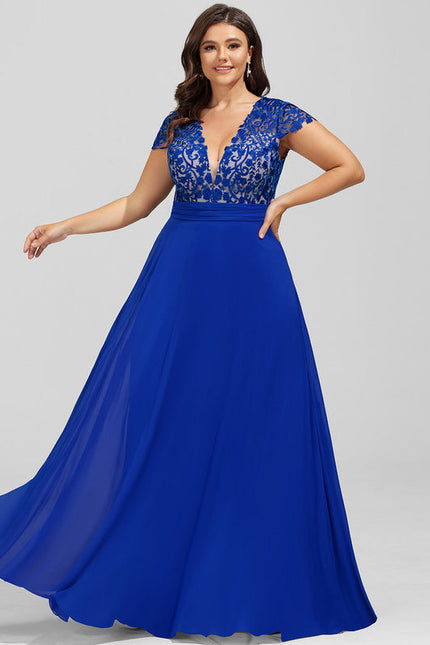 Robe Chic Longue Marine Élégante - gallery 6