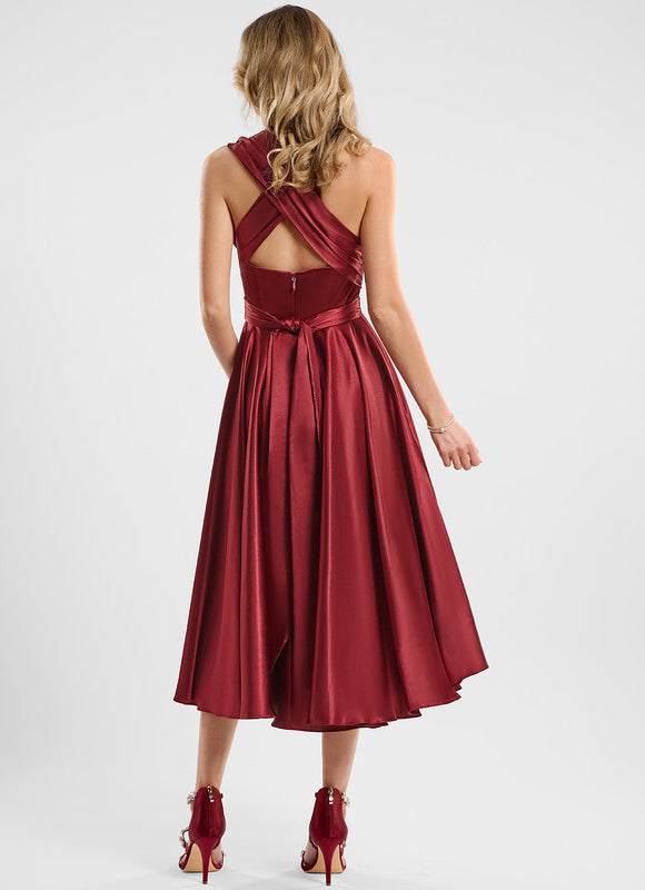 Robe Chic Rubis Élégante - gallery 7
