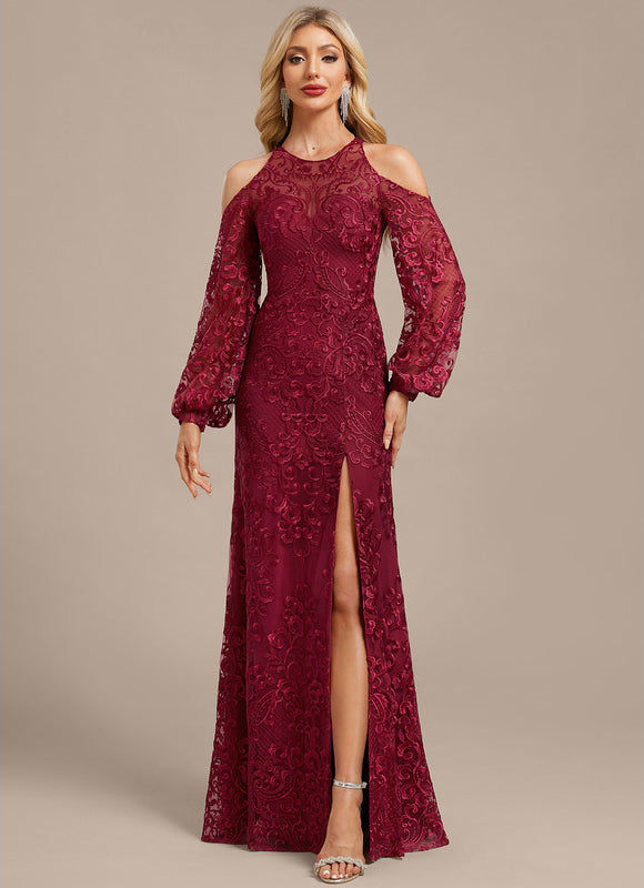Robe Chic Bordeaux Florale