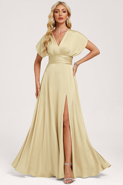 Robe Chic Satin Sable - gallery 9