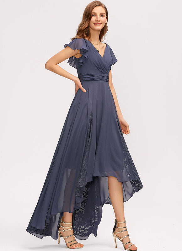 Robe Chic Aérienne Bordeaux - gallery 5