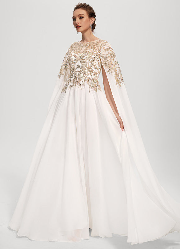 Robe Chic Aérienne Grise - gallery 3