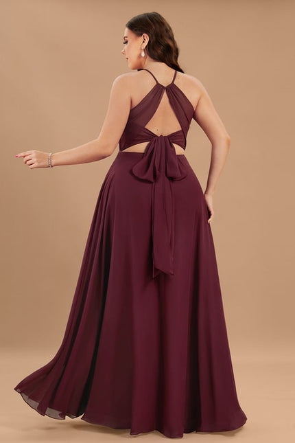 Robe Chic Bleu Drapé - gallery 6
