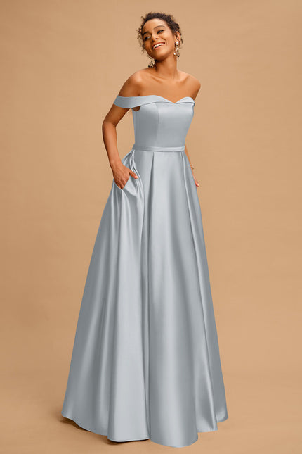 Robe Chic Satinée Émotion - gallery 5