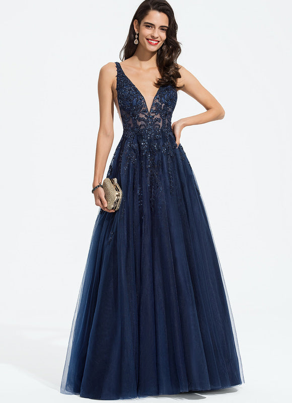 Robe Chic Glamour Tulle Étoilé - gallery 9