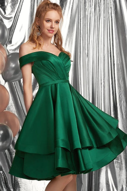 Robe Chic Satinée Trapèze