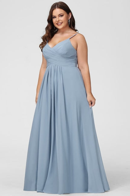 Robe Chic Longue Bordeaux Plissée - gallery 7