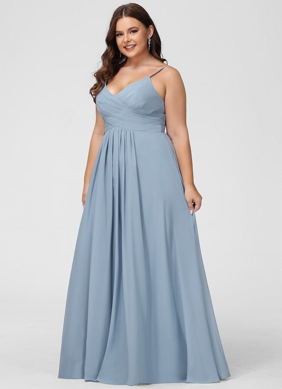 Robe Chic Longue Bordeaux Plissée - gallery 7
