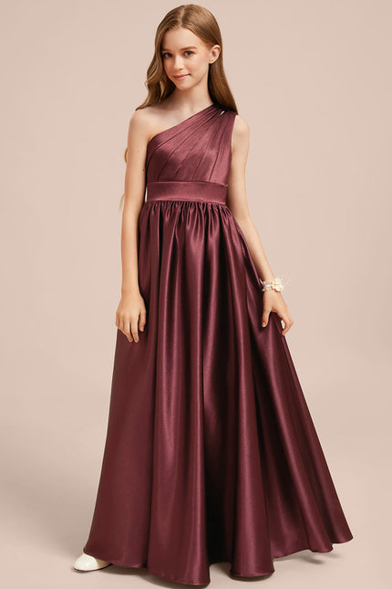 Robe Chic Satin Bourgogne - gallery 4