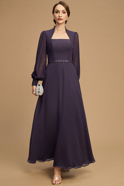 Robe Chic Châtaigne Élégante