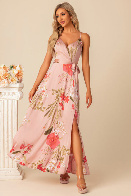 Robe Chic Longue Florale Rose - gallery 6