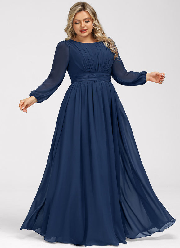 Robe Chic Mousseline Drapée - gallery 8
