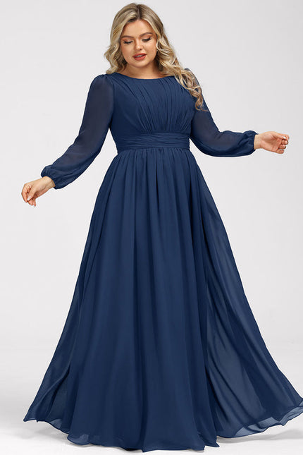 Robe Chic Mousseline Drapée - gallery 8