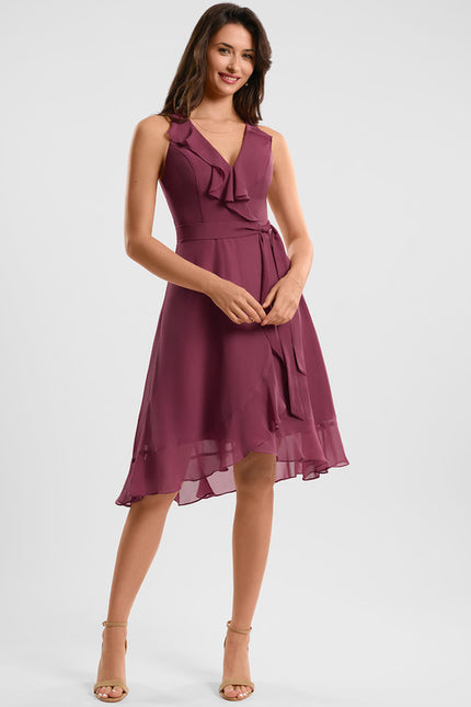 Robe Chic Fluide À Nouer - gallery 2