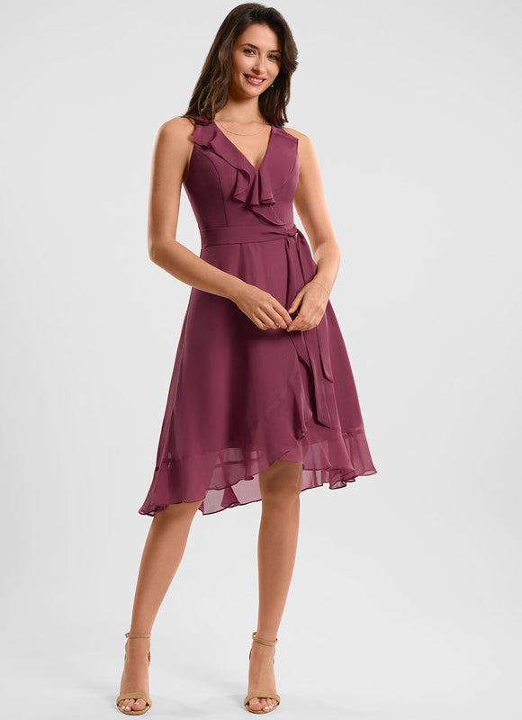 Robe Chic Fluide À Nouer - gallery 2