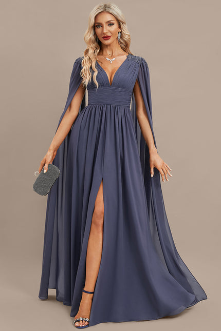 Robe Chic Longue Drapée - gallery 2