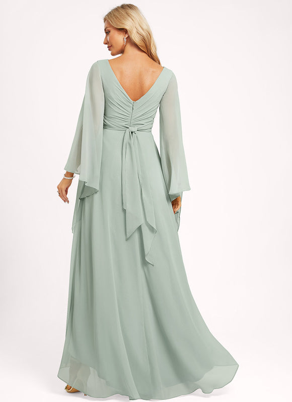 Robe Chic Fluide Bleu Nuit - gallery 1