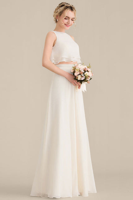 Robe Chic Mousseline Drapée - gallery 1