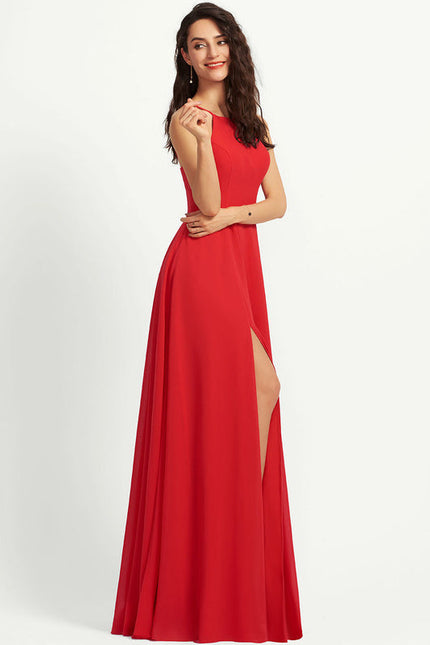 Robe Chic Satinée Beige - gallery 1