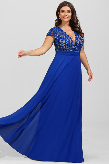 Robe Chic Longue Marine Élégante - gallery 5